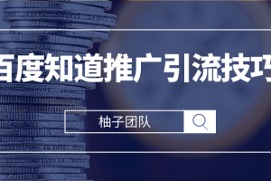 百度知道推广引流技巧，高效引流秘籍轻松爆粉上万【视频教程】